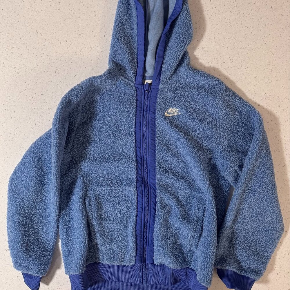 Nike Boys’ Sportwear Full Zip Winterized Hoodie - Size Youth XL
